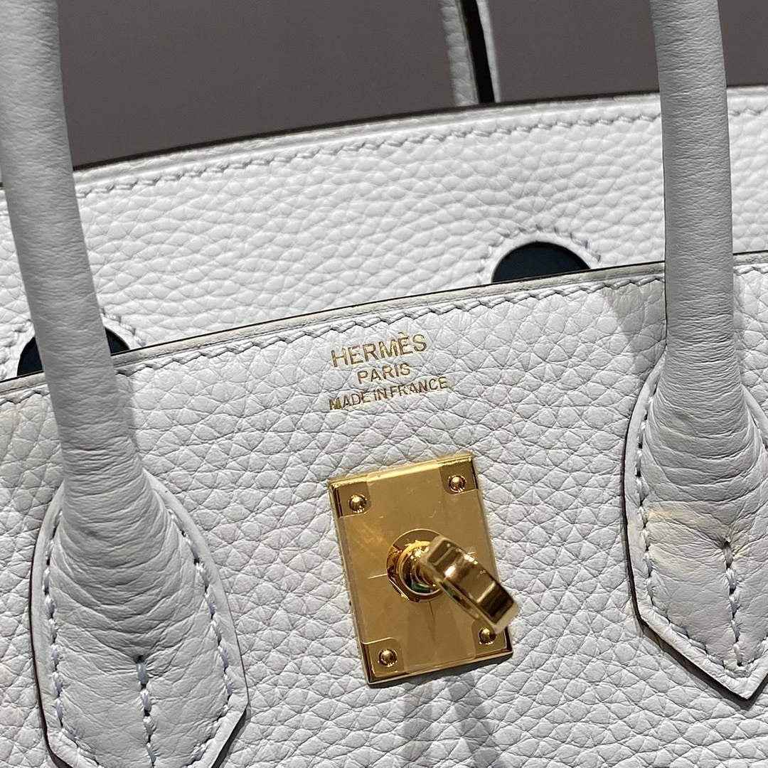 Hermès Birkin Mini Bag 20cm light blue togo leather with shoulder strap