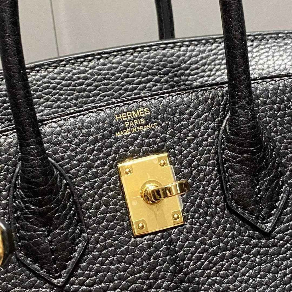 Hermès Birkin Mini Bag 20cm black togo leather with shoulder strap