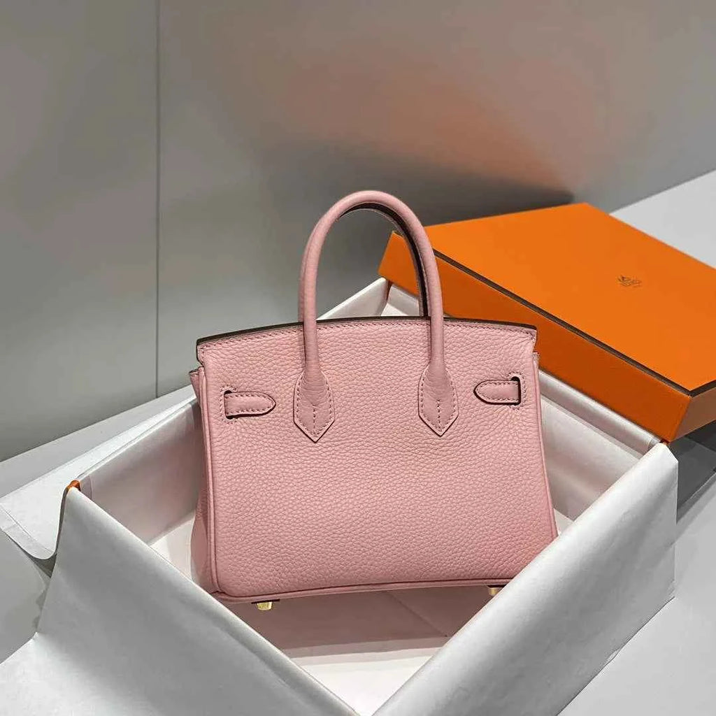 Hermès Birkin Mini Bag 20cm pink togo leather with shoulder strap
