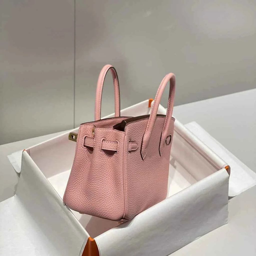 Hermès Birkin Mini Bag 20cm pink togo leather with shoulder strap
