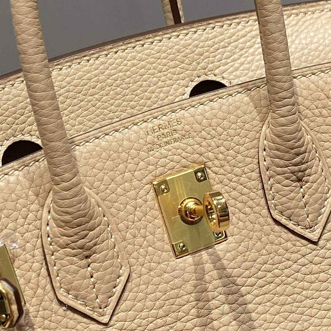 Hermès Birkin Mini Bag 20cm trench gray leather with shoulder strap