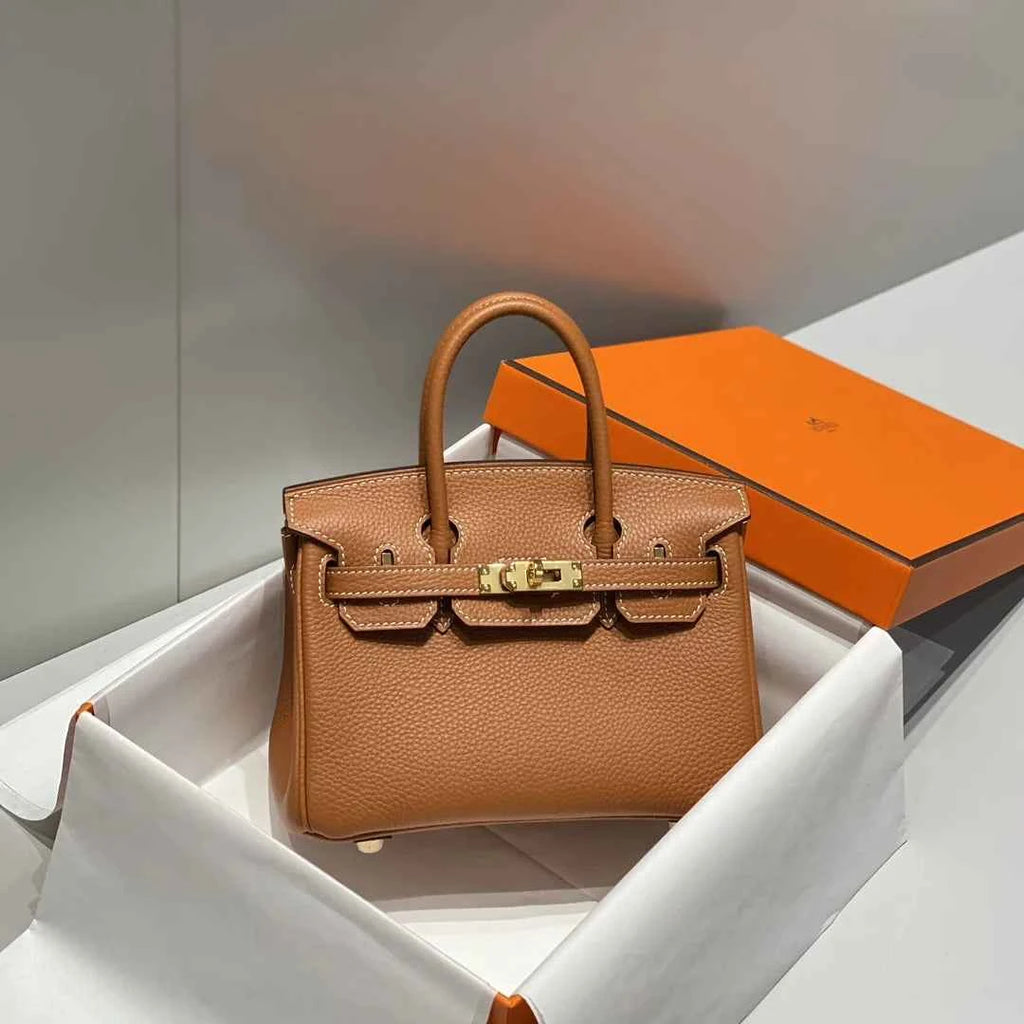 Hermès Birkin Mini Bag 20cm brown leather with shoulder strap