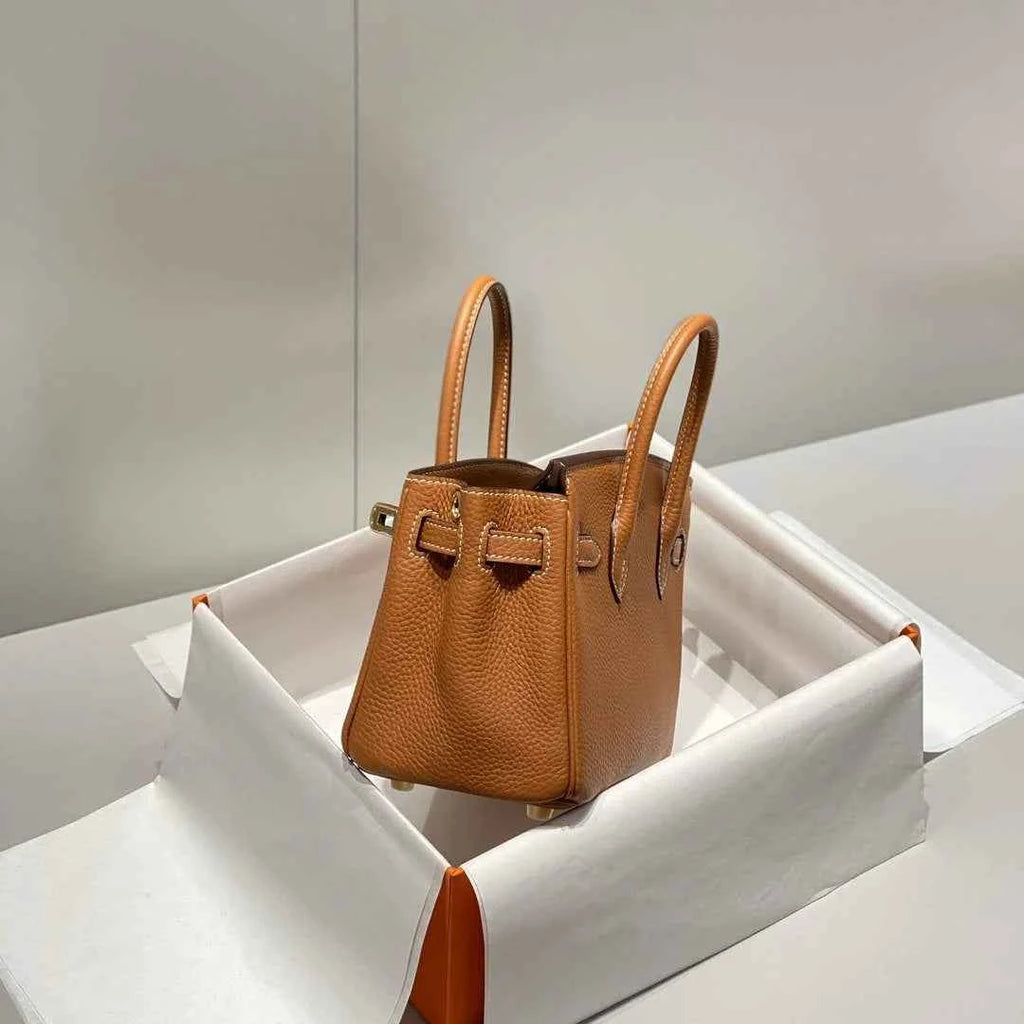 Hermès Birkin Mini Bag 20cm brown leather with shoulder strap