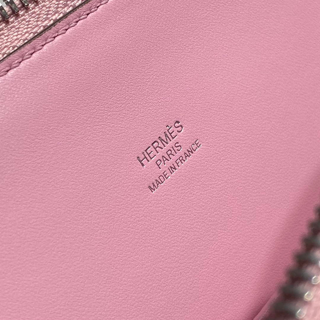 Hermes Bolide 1923 Bag 25 in Pink Epsom Calfskin Silver Hardware