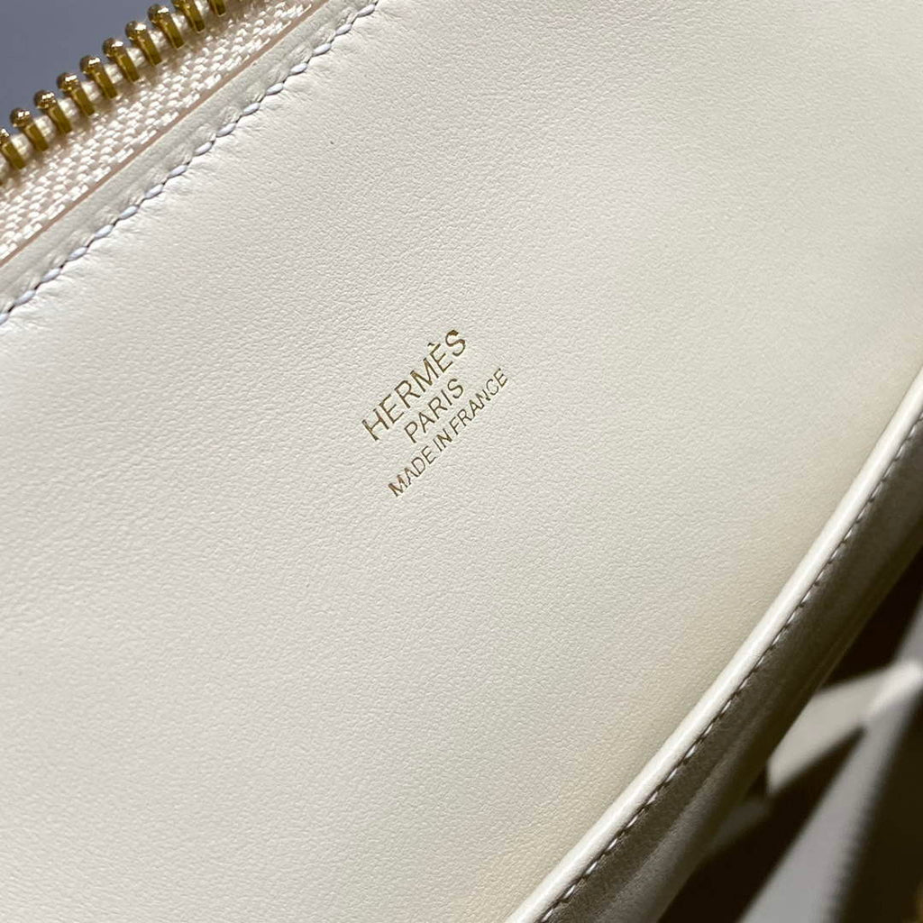 Hermes Bolide 1923 Bag 25 in Beige Epsom Calfskin Gold Hardware