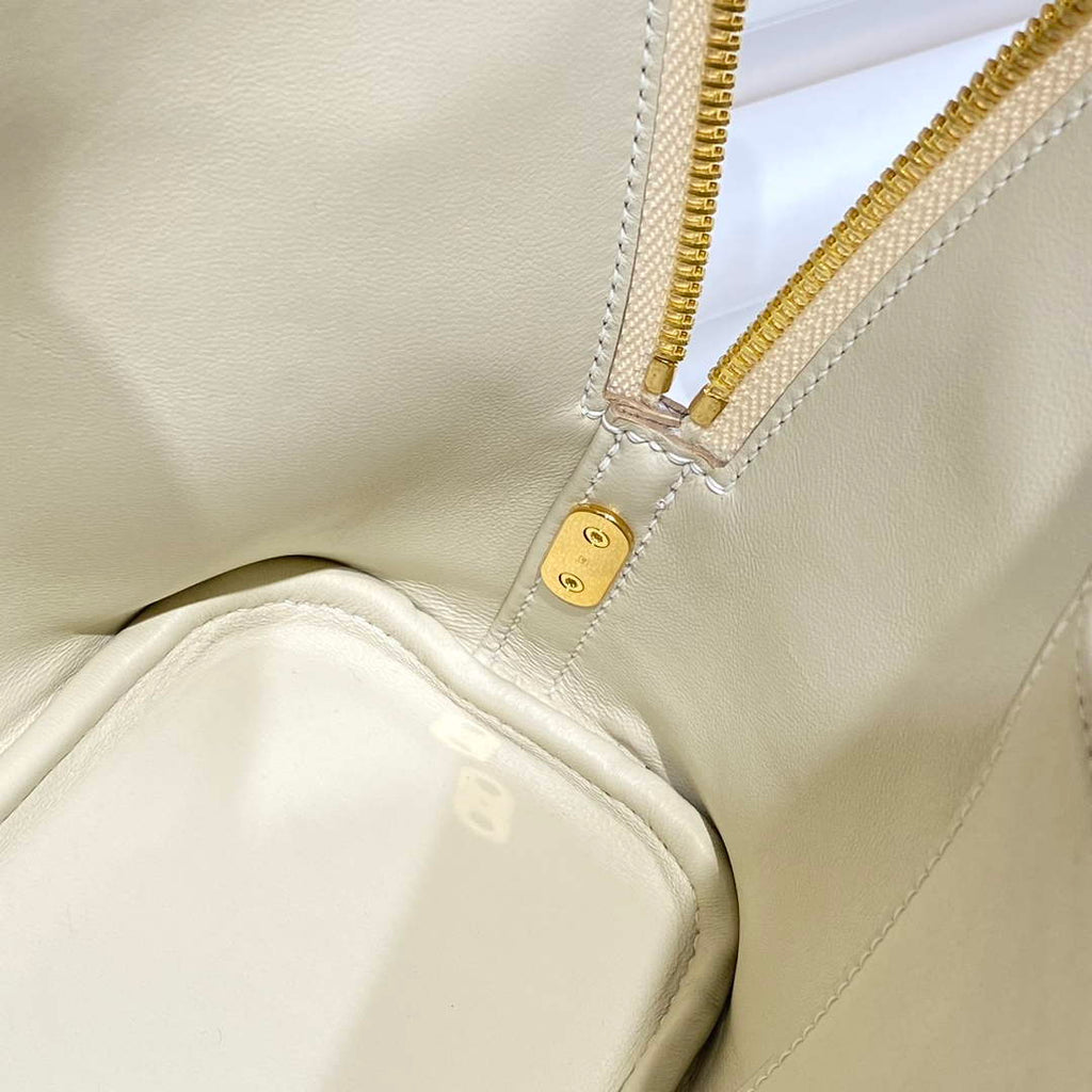 Hermes Bolide 1923 Bag 25 in Beige Epsom Calfskin Gold Hardware