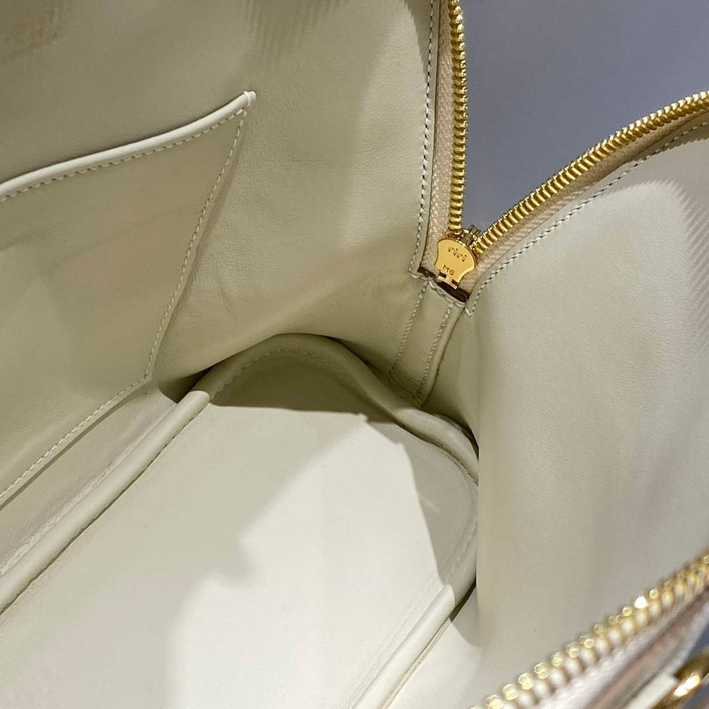 Hermes Bolide 1923 Bag 25 in Beige Epsom Calfskin Gold Hardware