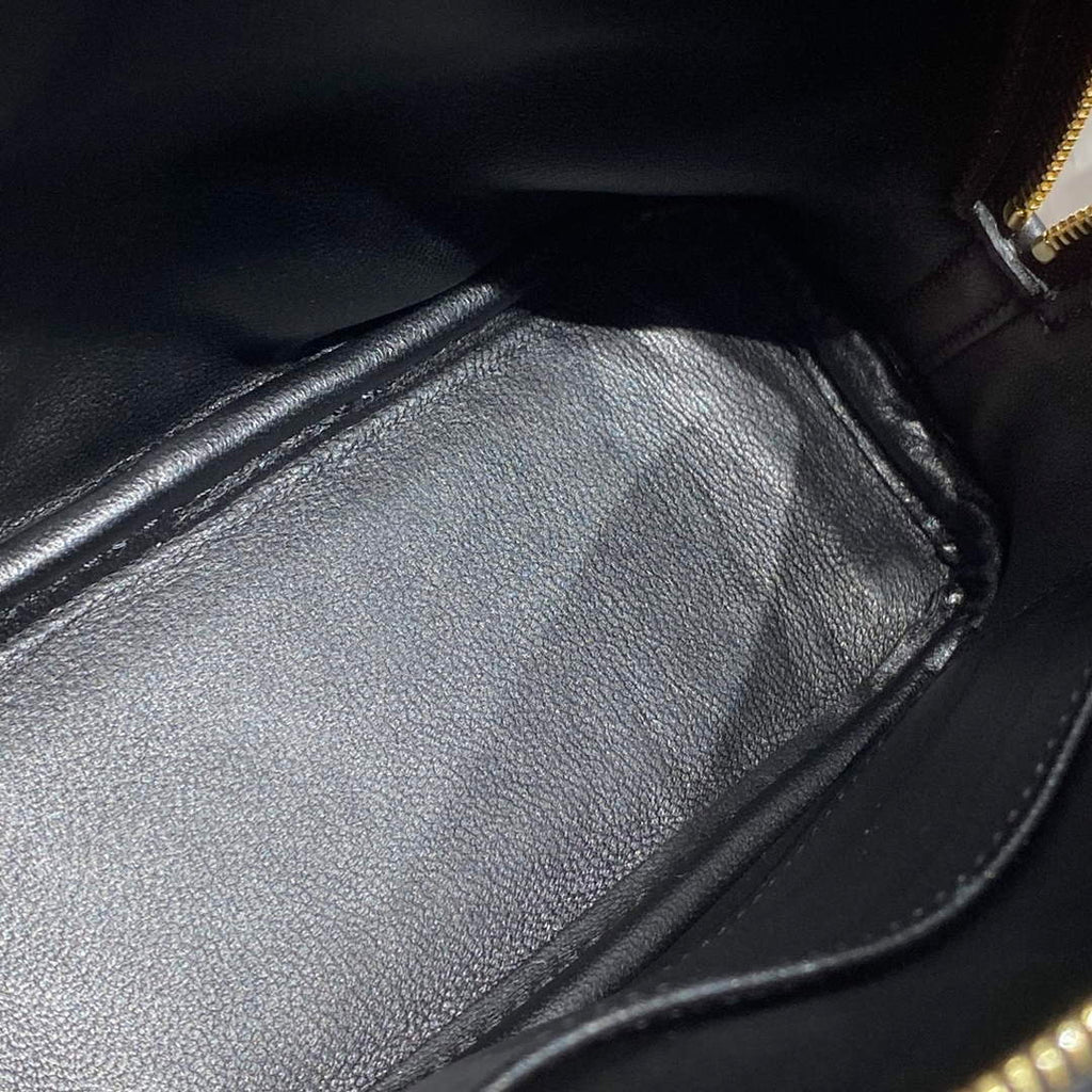 Hermes Bolide 1923 Mini Bag in Black Evercolor Calfskin Gold Hardware