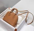 Hermes Bolide 1923 Mini Bag in Brown Evercolor Calfskin Silver Hardware