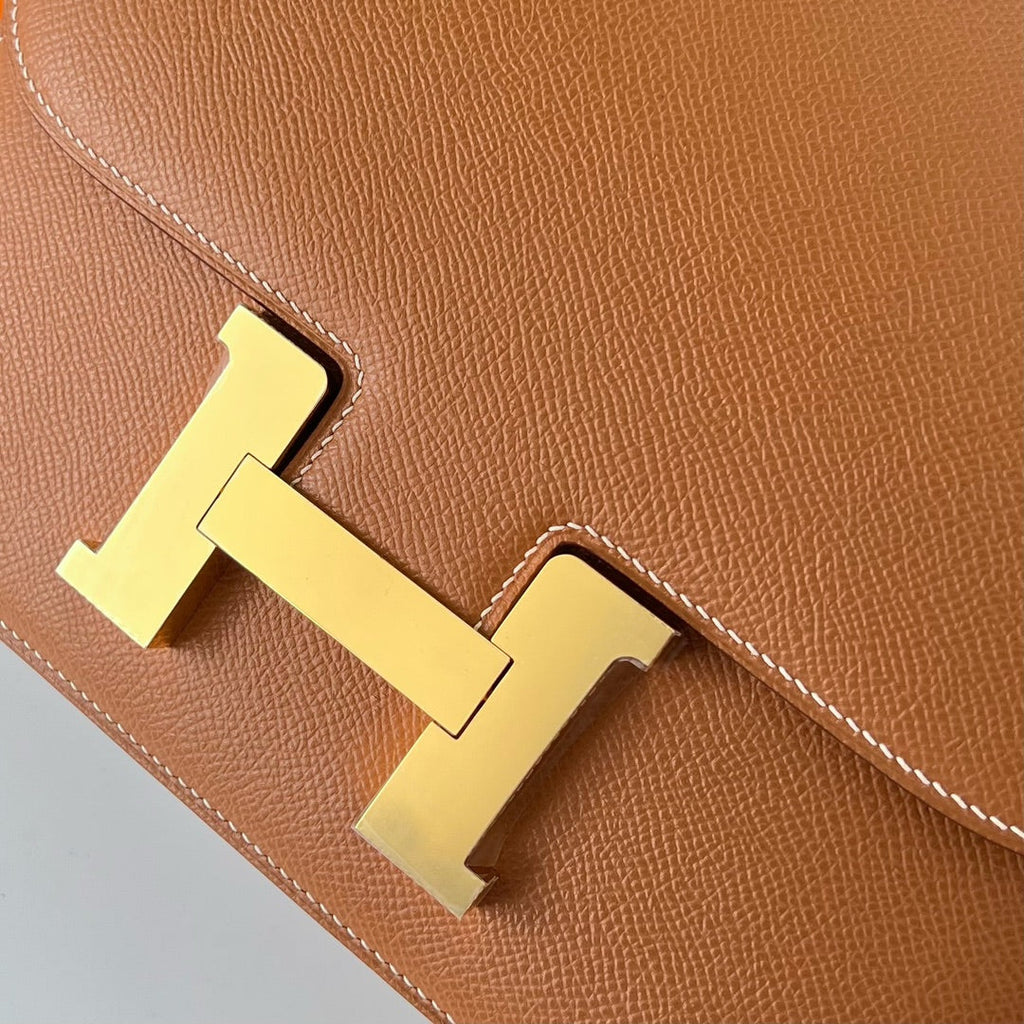 Hermes Constance Bag 19 Brown Epsom Leather Gold H0839338