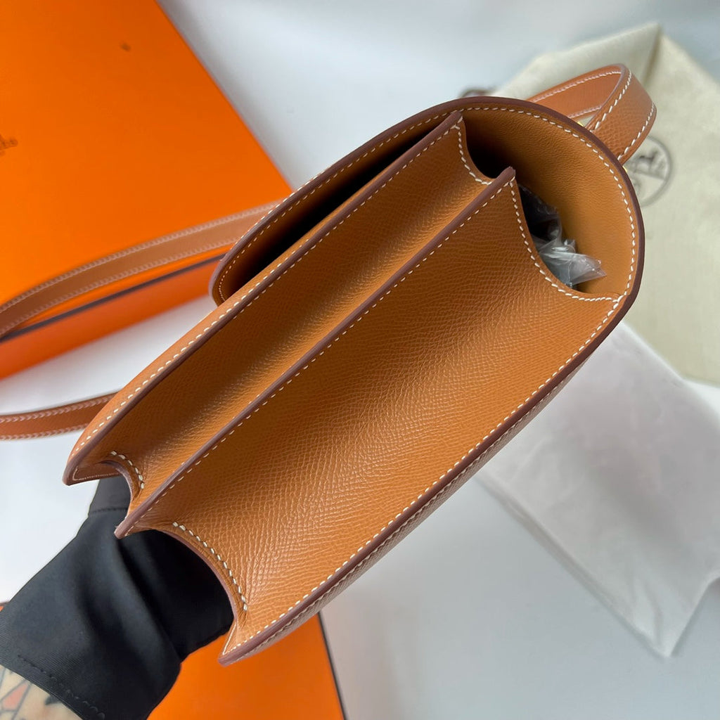 Hermes Constance Bag 19 Brown Epsom Leather Gold H0839338