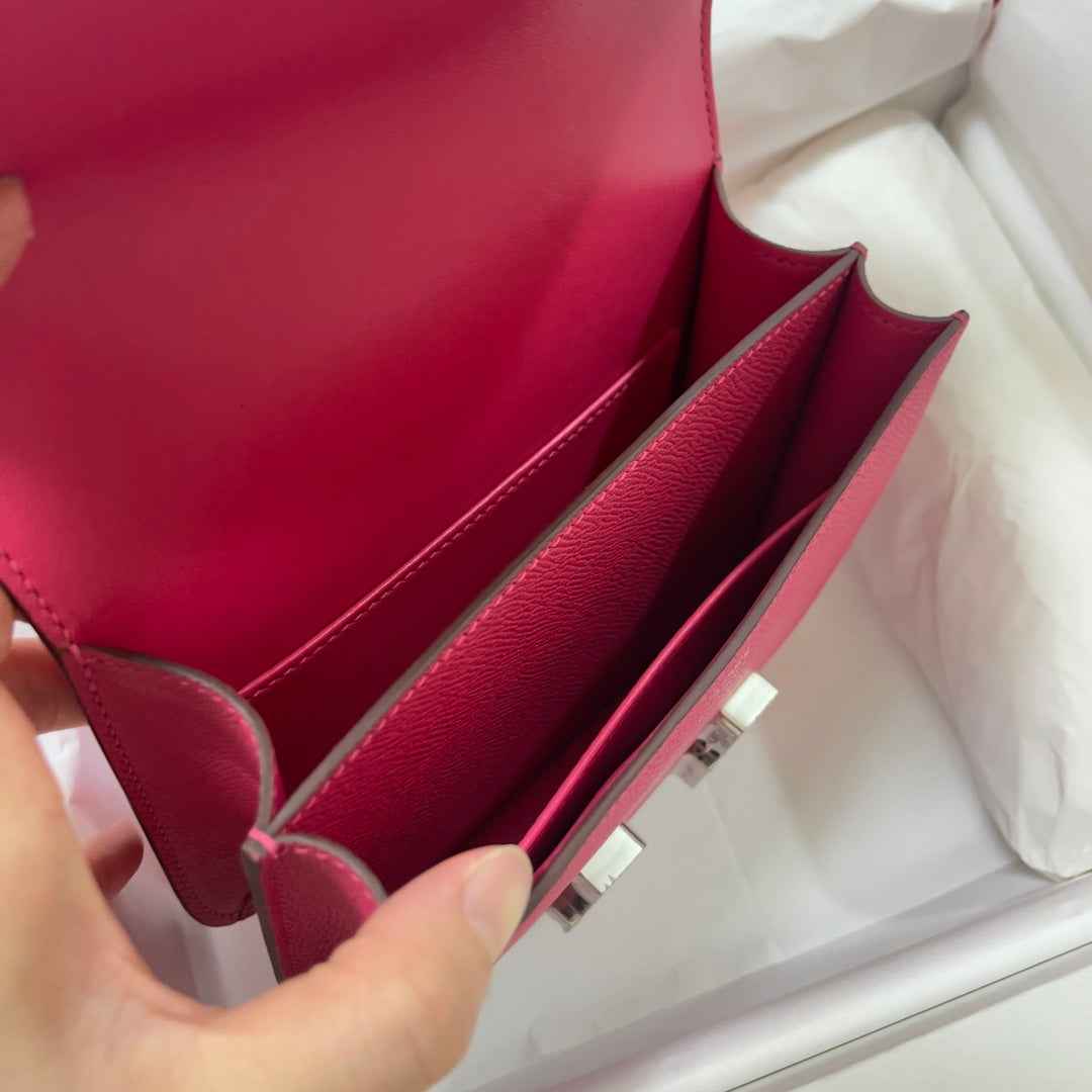 Hermes Constance Bag 19 Plum Epsom Leather Gold H0839319