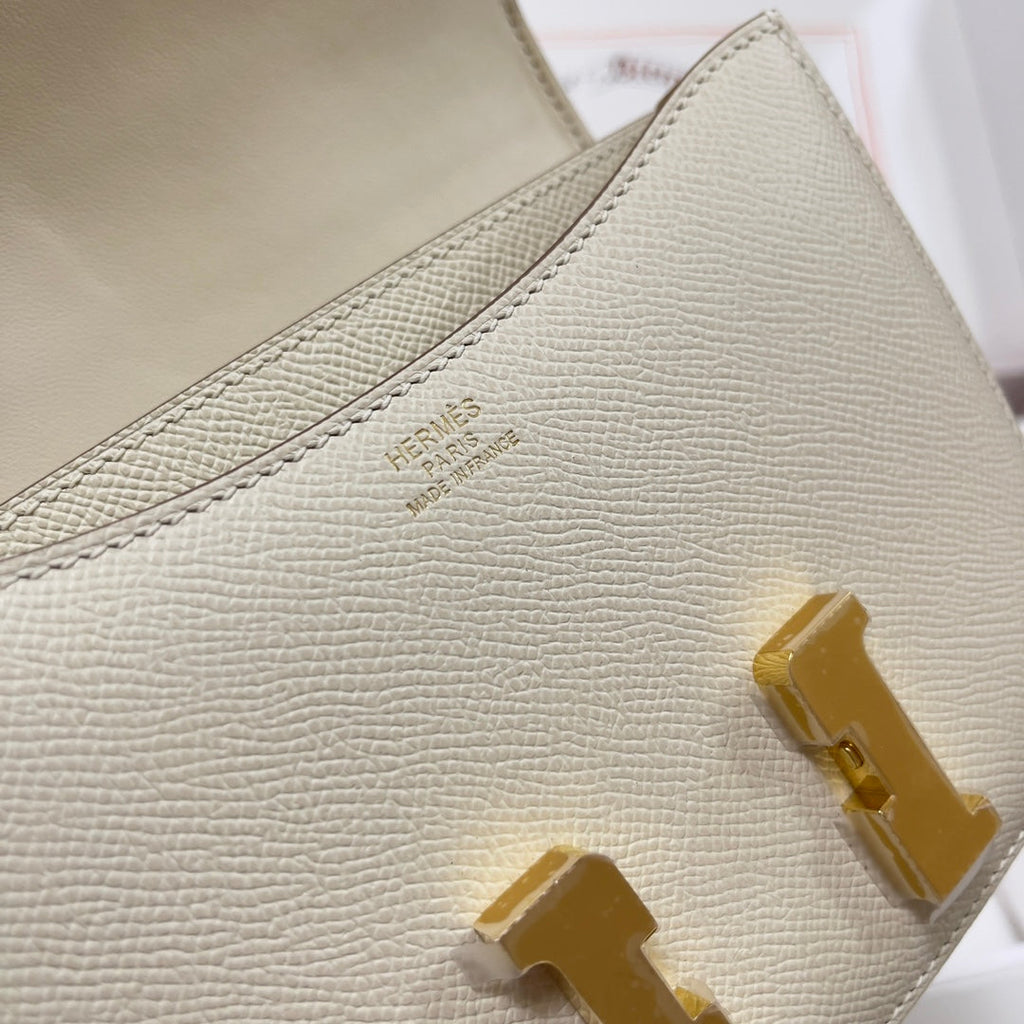 Hermes Constance Bag 19 Beige Epsom Leather Gold H083912