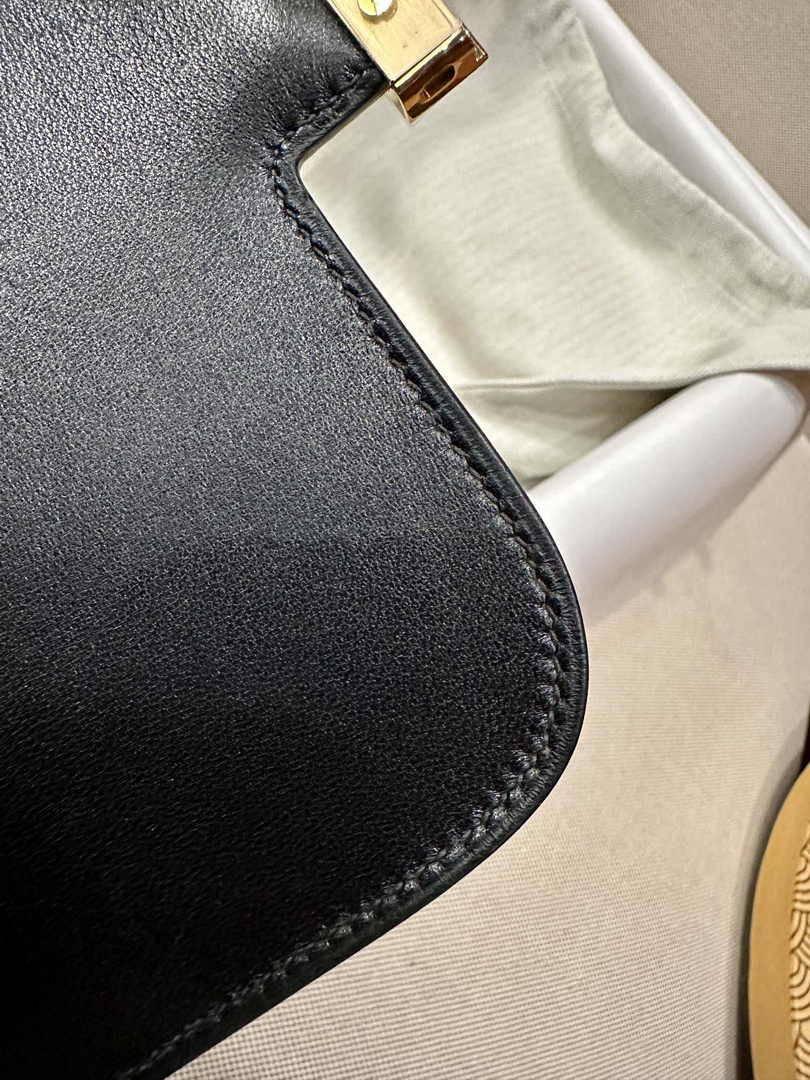 Hermes Constance Bag Black Epsom Leather Gold H2500