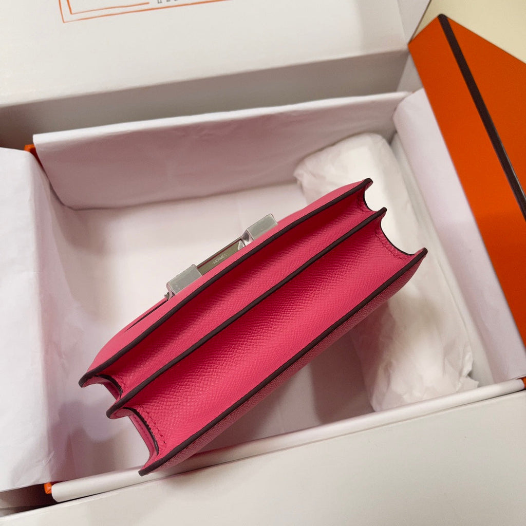 Hermes Constance Bag Dark Pink Epsom Leather Pink H2521