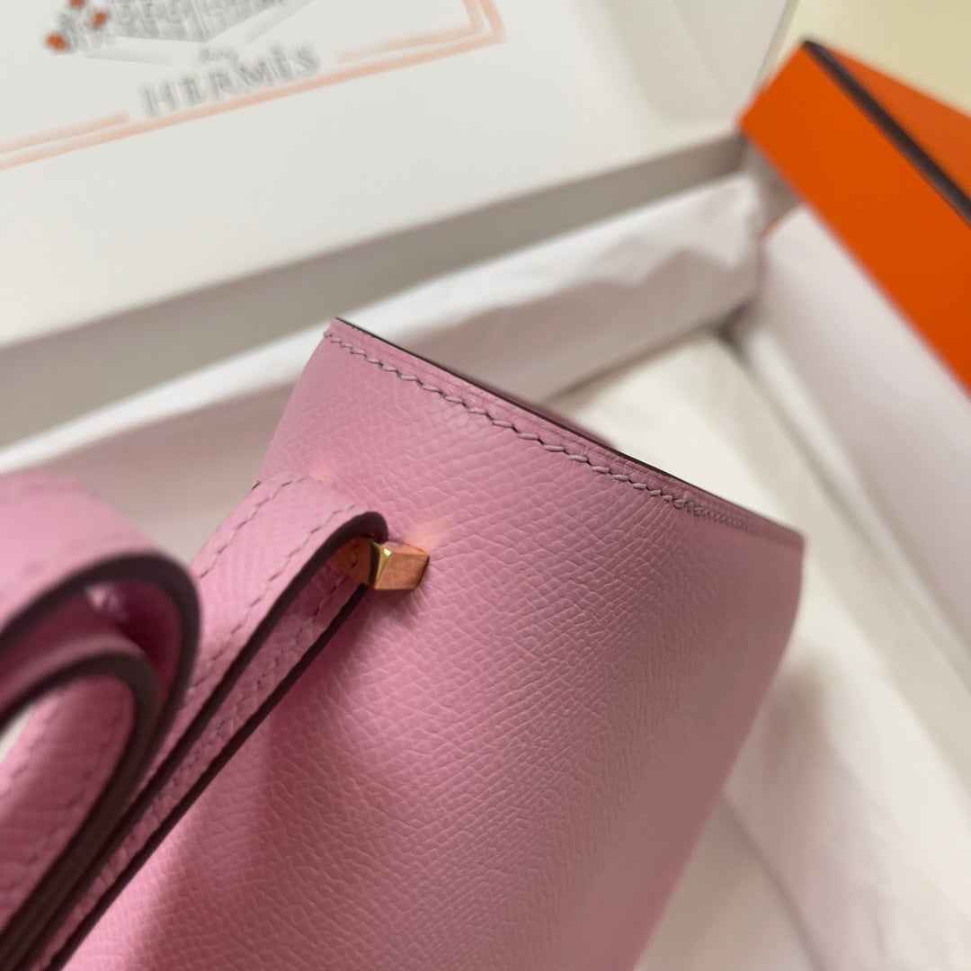 Hermes Constance Bag Epsom Pink Purple Leather Gold H2550