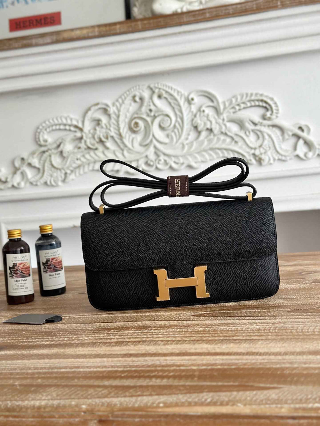 Hermès Constance bag in Black Epsom leather H382680