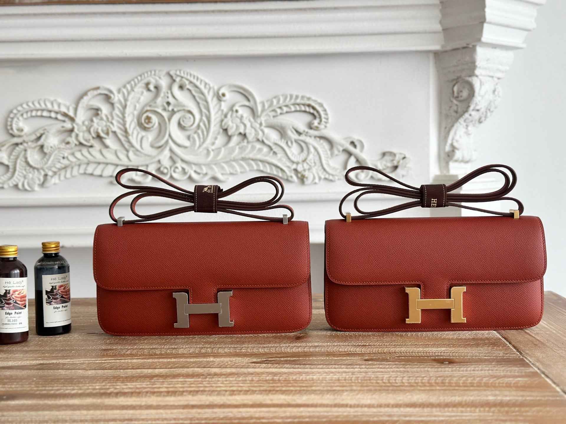 Hermès Constance bag in Brown Epsom leather H382685