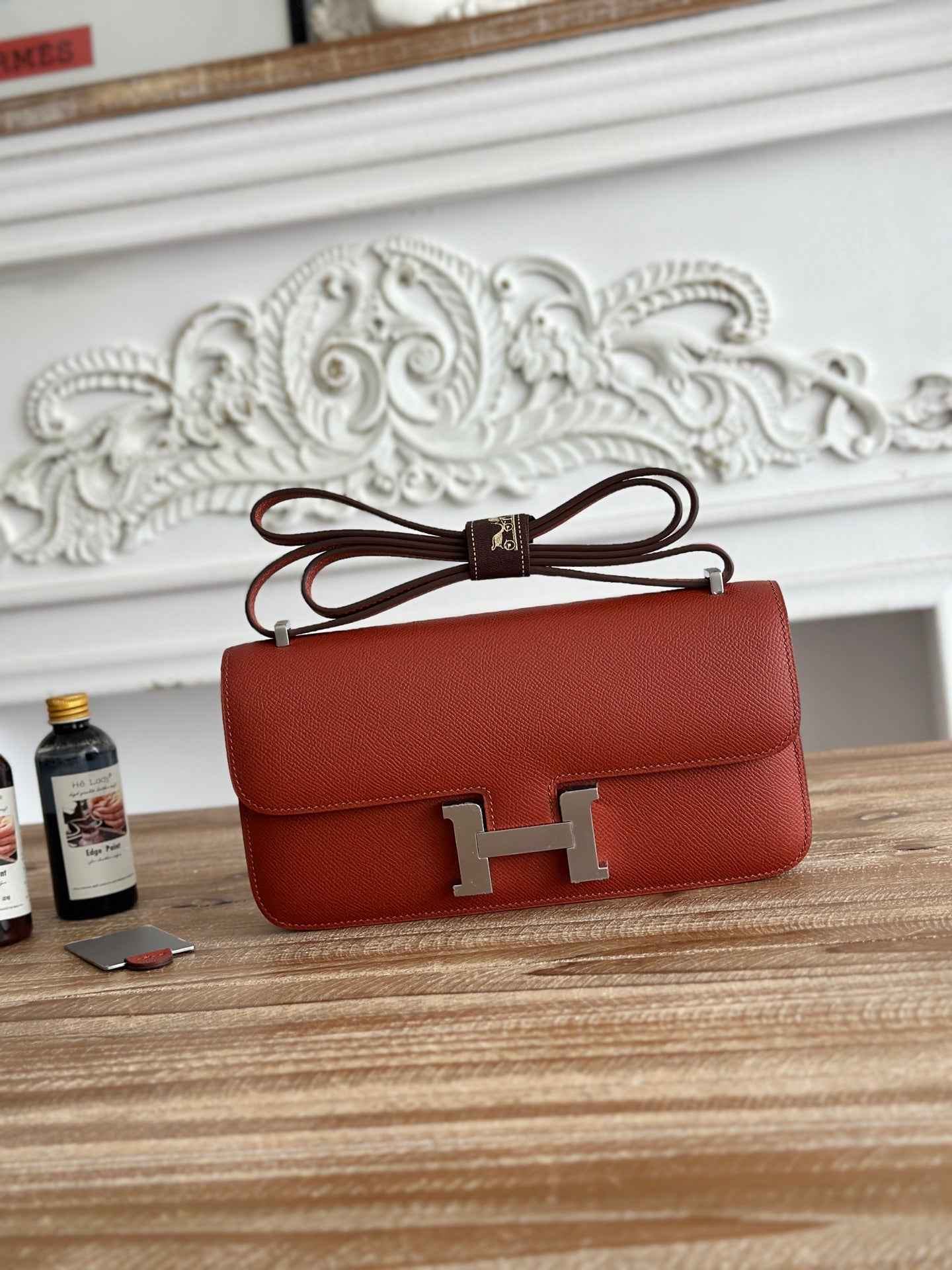 Hermès Constance bag in Brown Epsom leather H382685