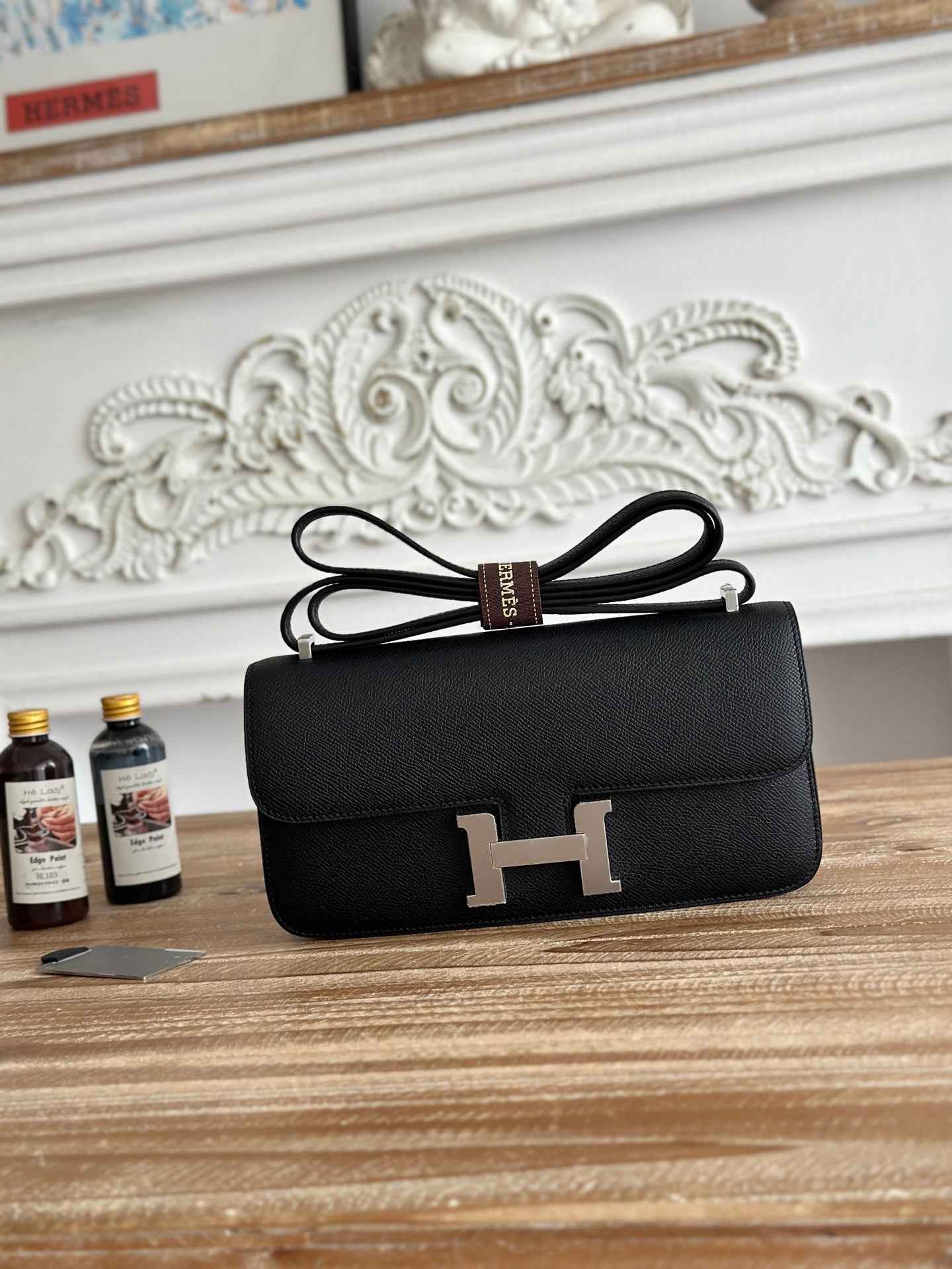 Hermès Constance bag in Black Epsom leather H382680