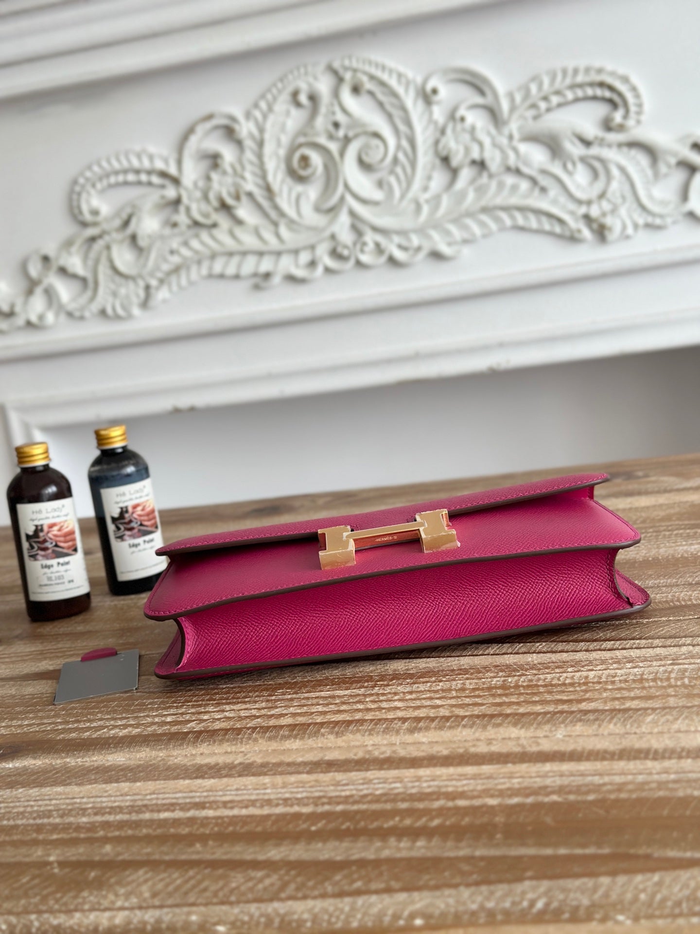 Hermès Constance bag in Dark Plum Epsom leather H382686