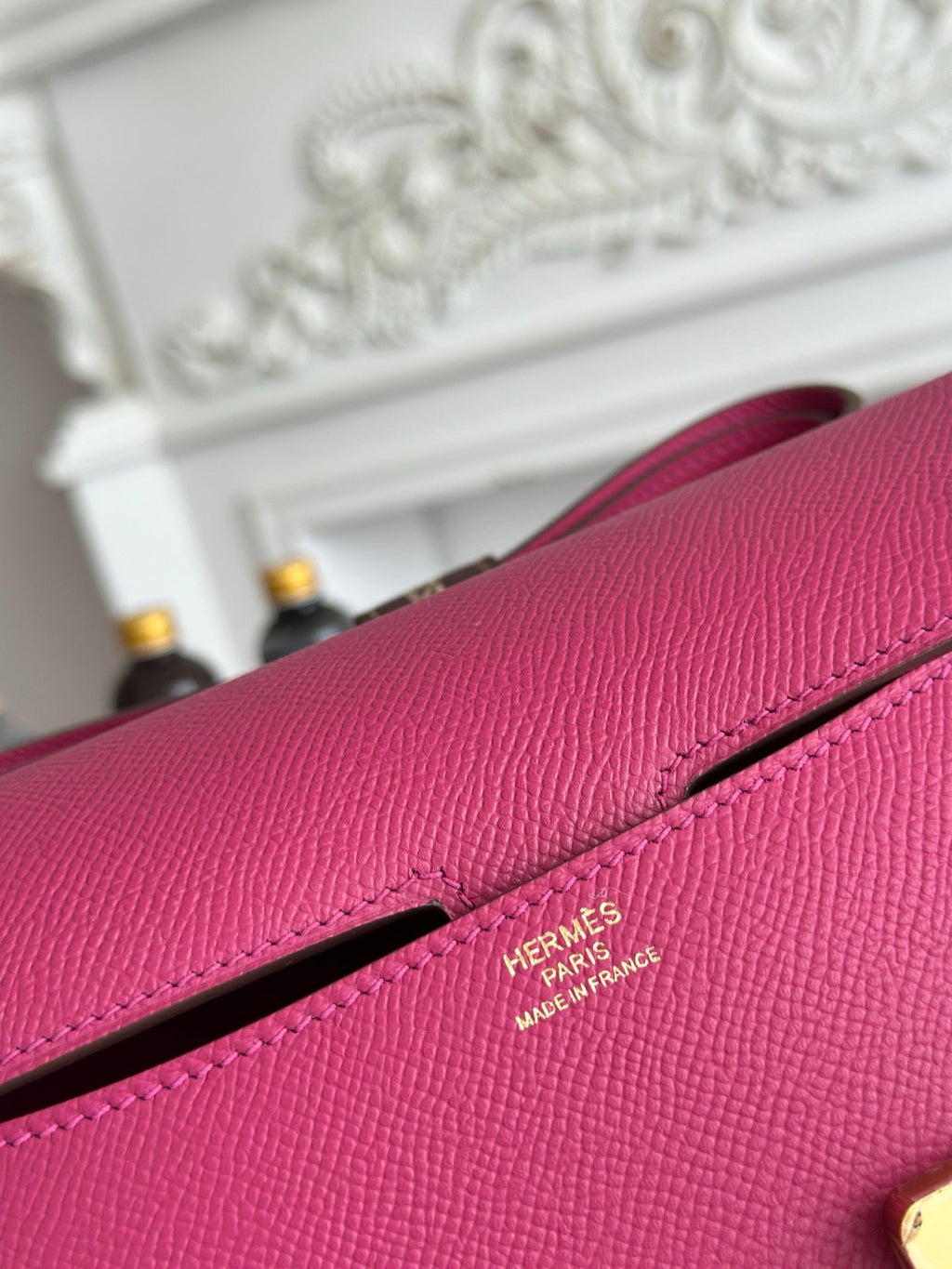 Hermès Constance bag in Dark Plum Epsom leather H382686