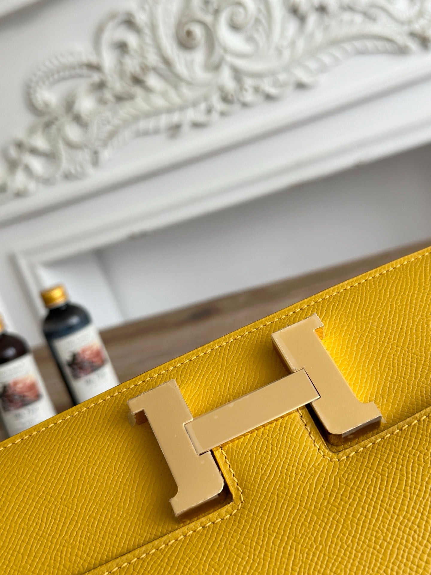 Hermès Constance bag in Yellow Epsom leather H382687