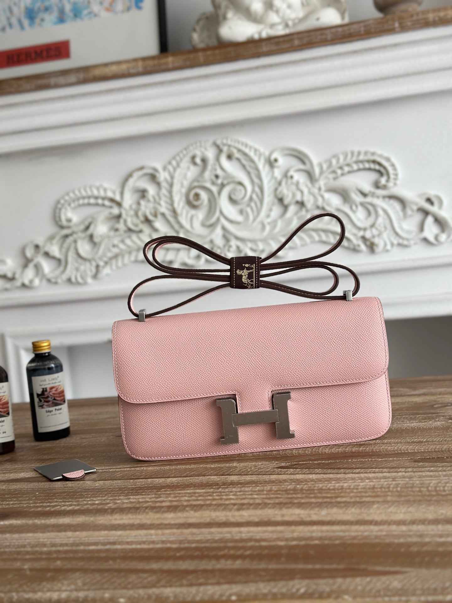 Hermès Constance bag in Pink Epsom leather H382688