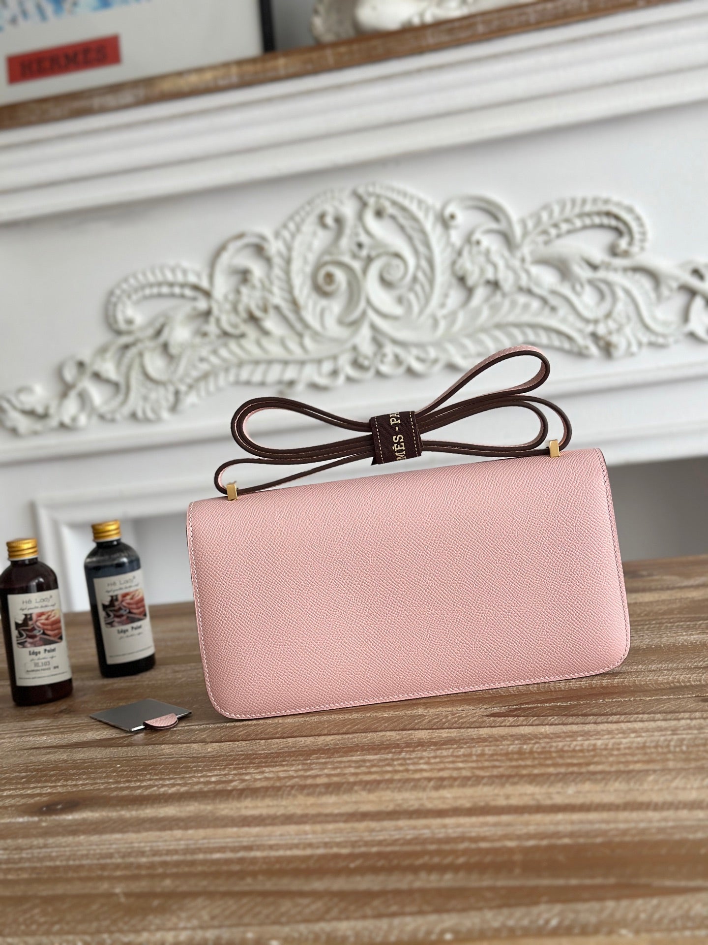 Hermès Constance bag in Pink Epsom leather H382688