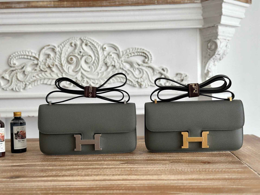 Hermès Constance bag in Dark Gray Epsom leather H382690