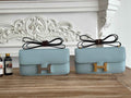 Hermès Constance bag in Light Blue Epsom leather H382681