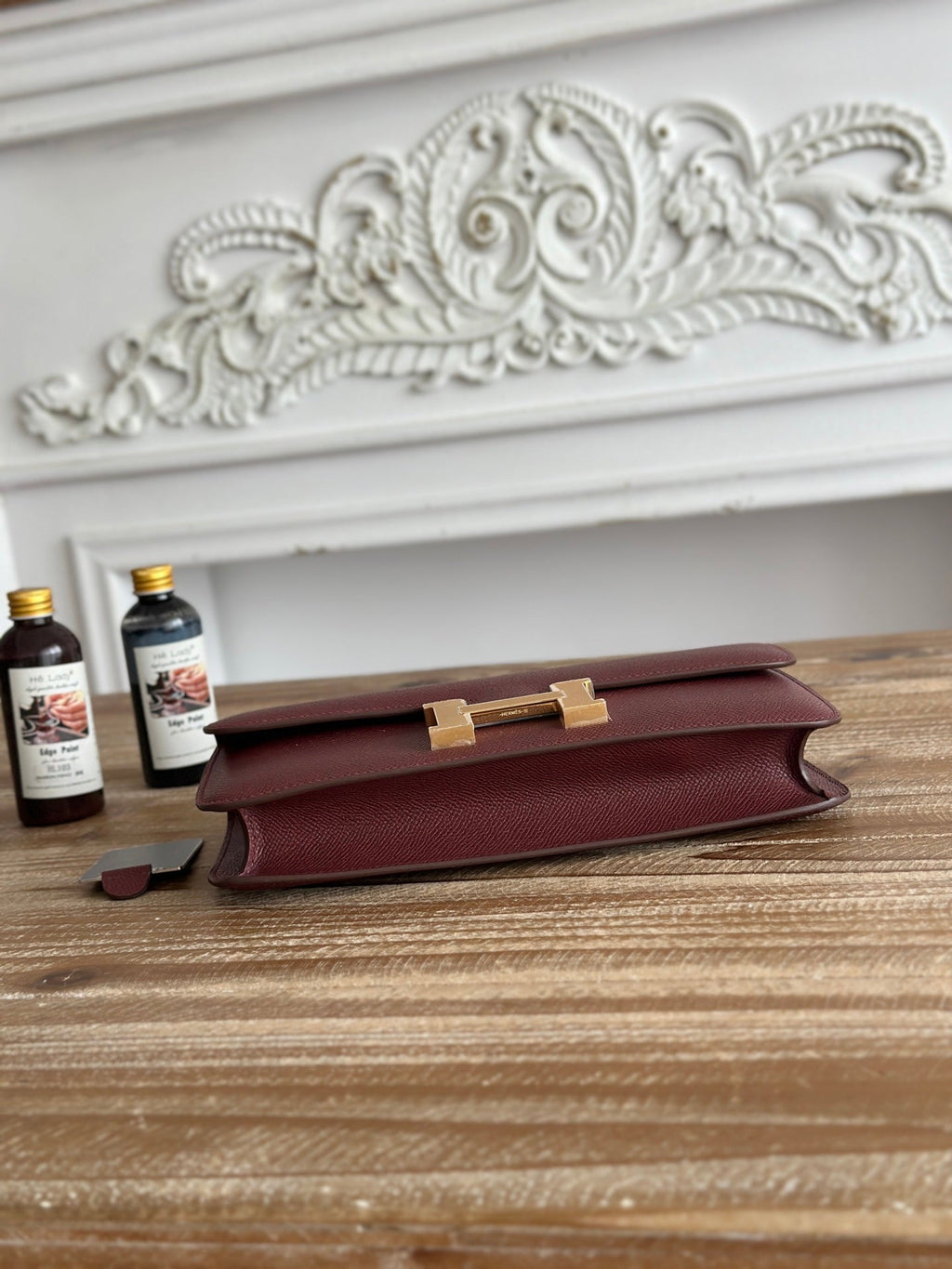 Hermès Constance bag in Wine Red Epsom leather H382691