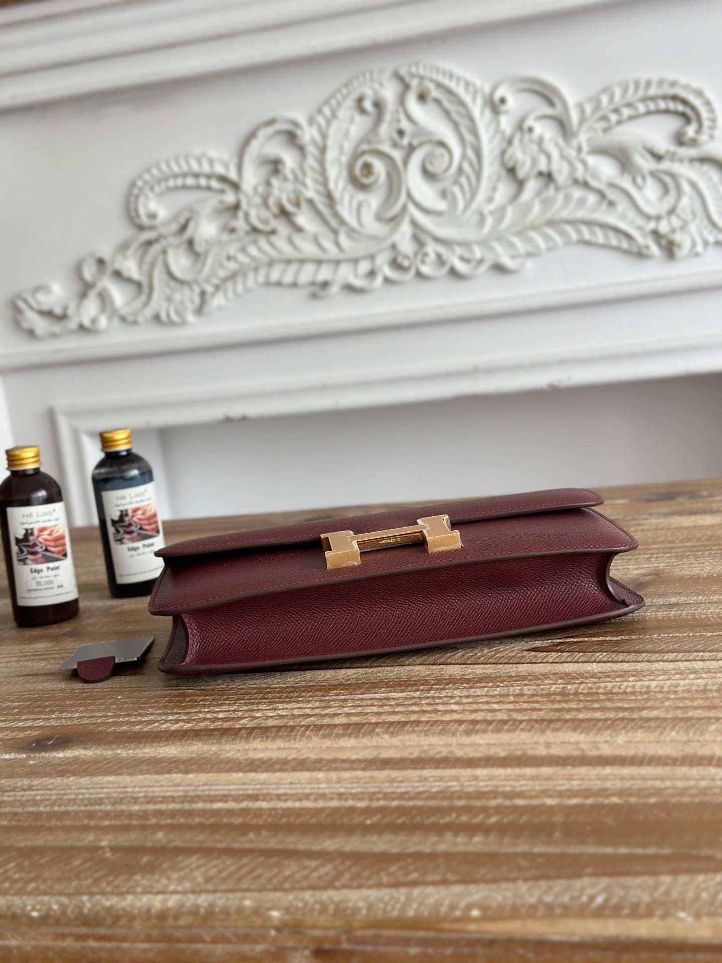 Hermès Constance bag in Wine Red Epsom leather H382691