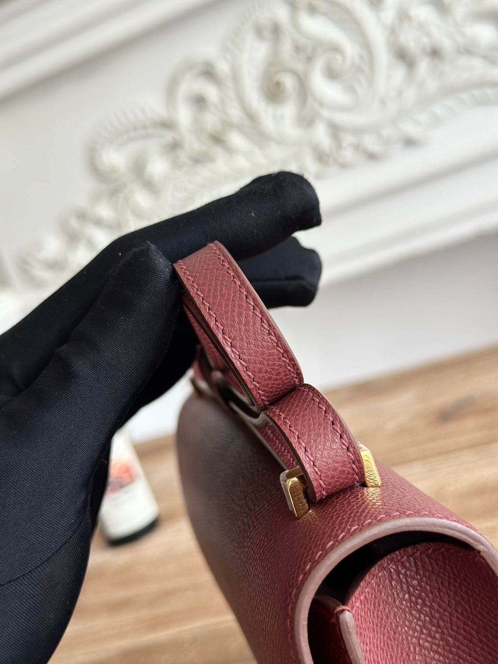 Hermès Constance bag in Wine Red Epsom leather H382691