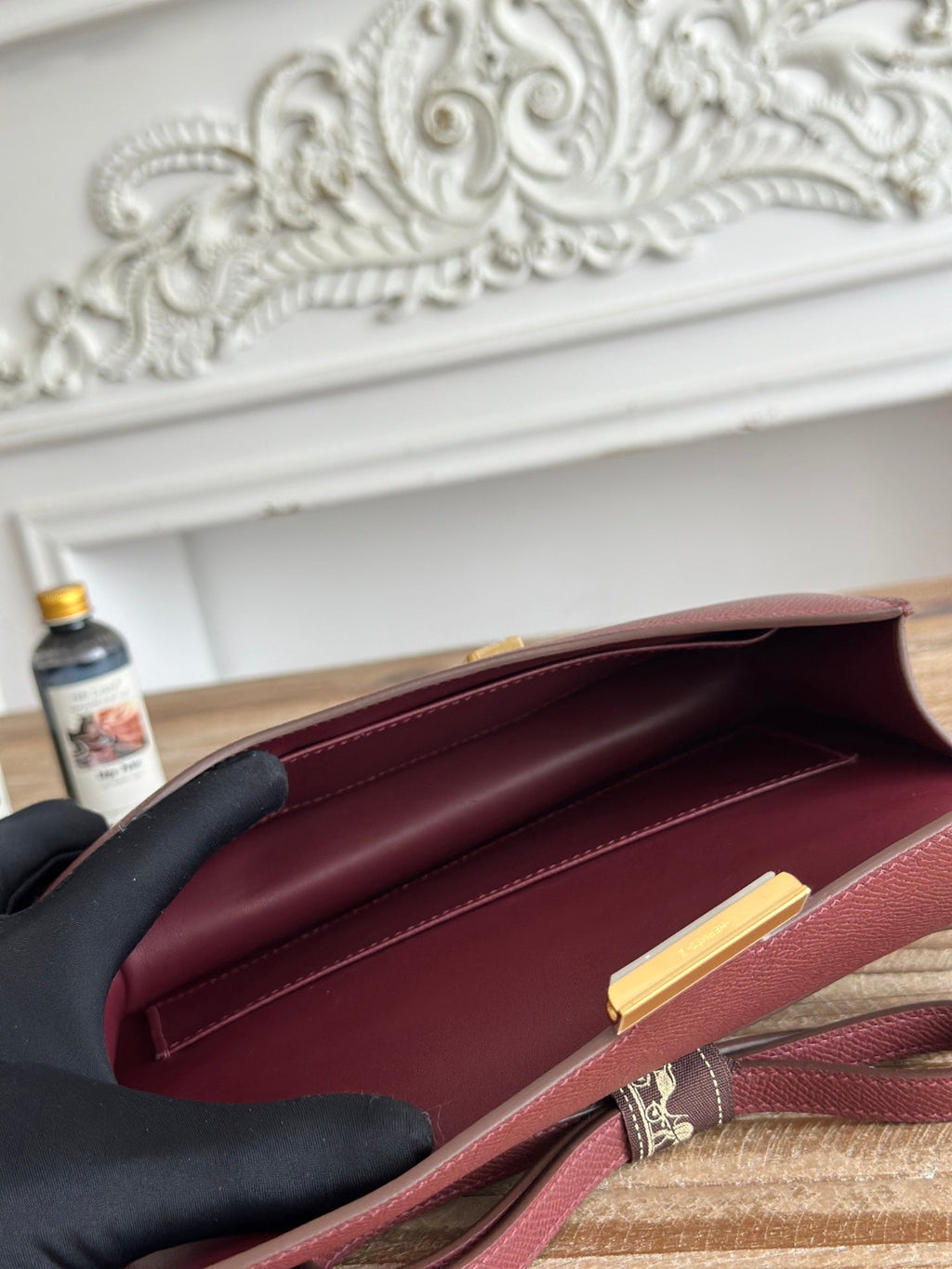 Hermès Constance bag in Wine Red Epsom leather H382691