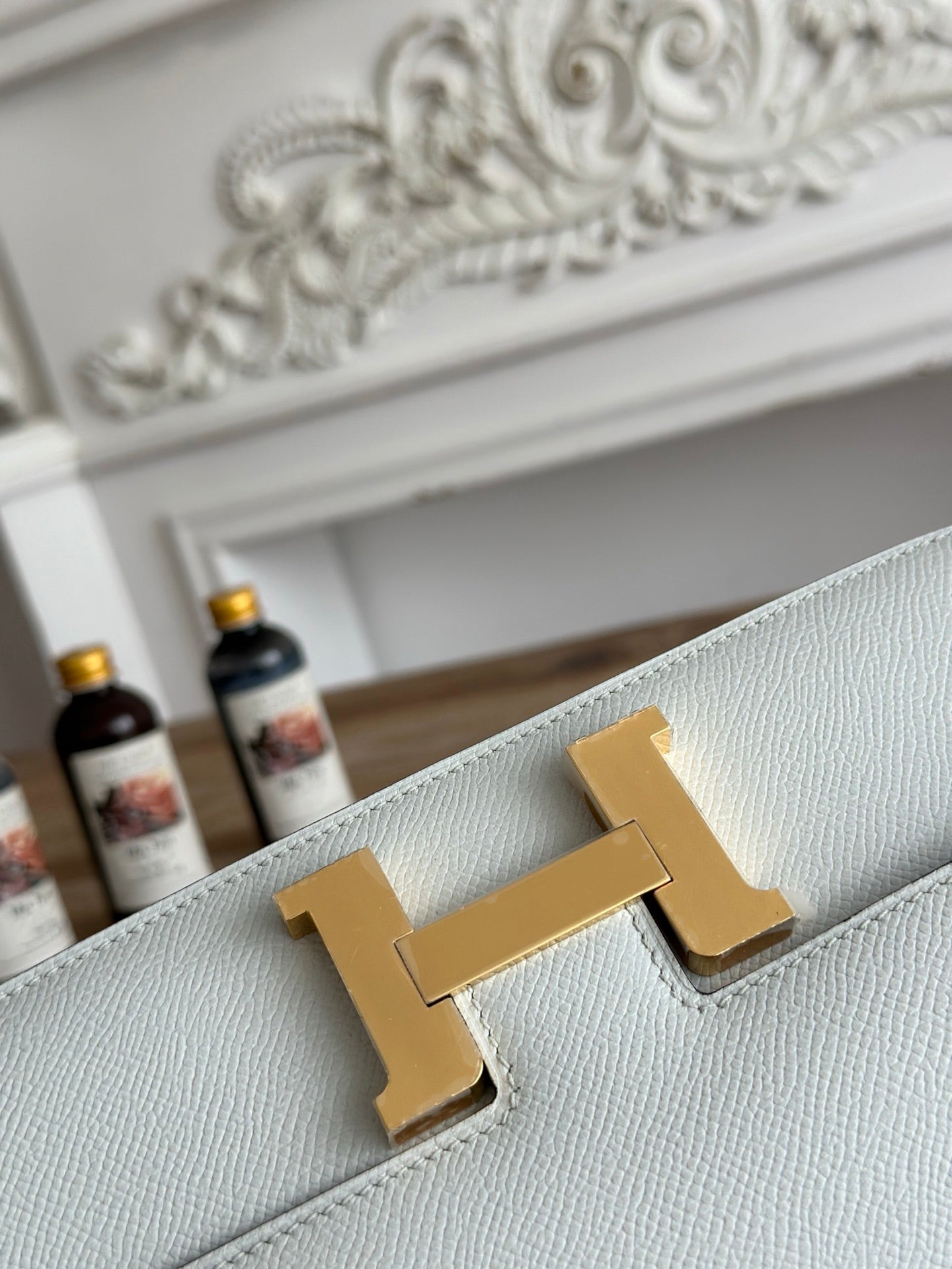 Hermès Constance bag in Light Gray Epsom leather H382692