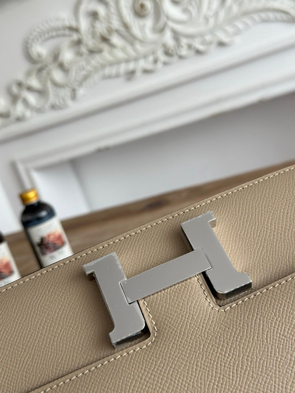 Hermès Constance bag in Light Gray Epsom leather H382682