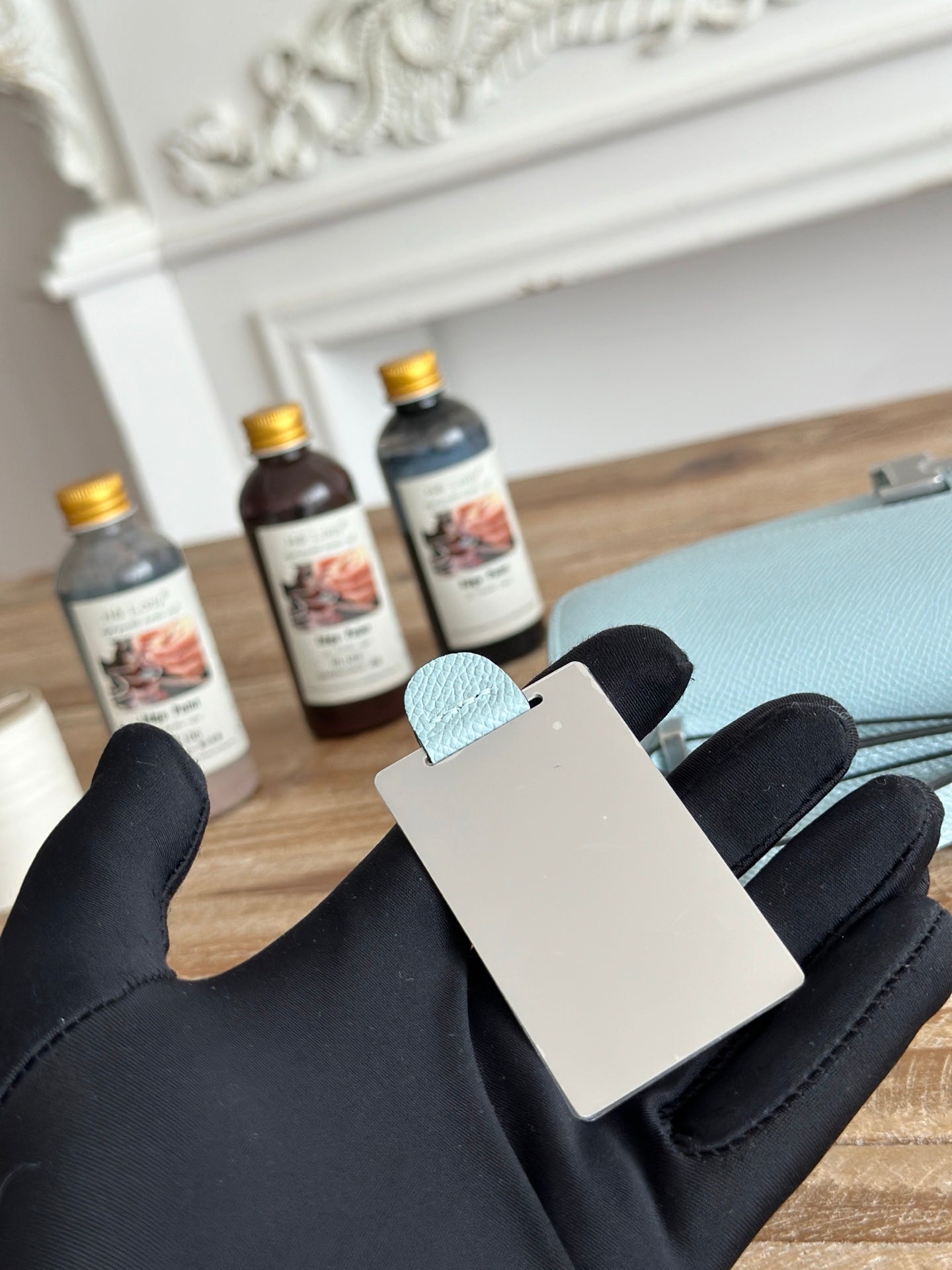Hermès Constance bag in Light Blue Epsom leather H382681