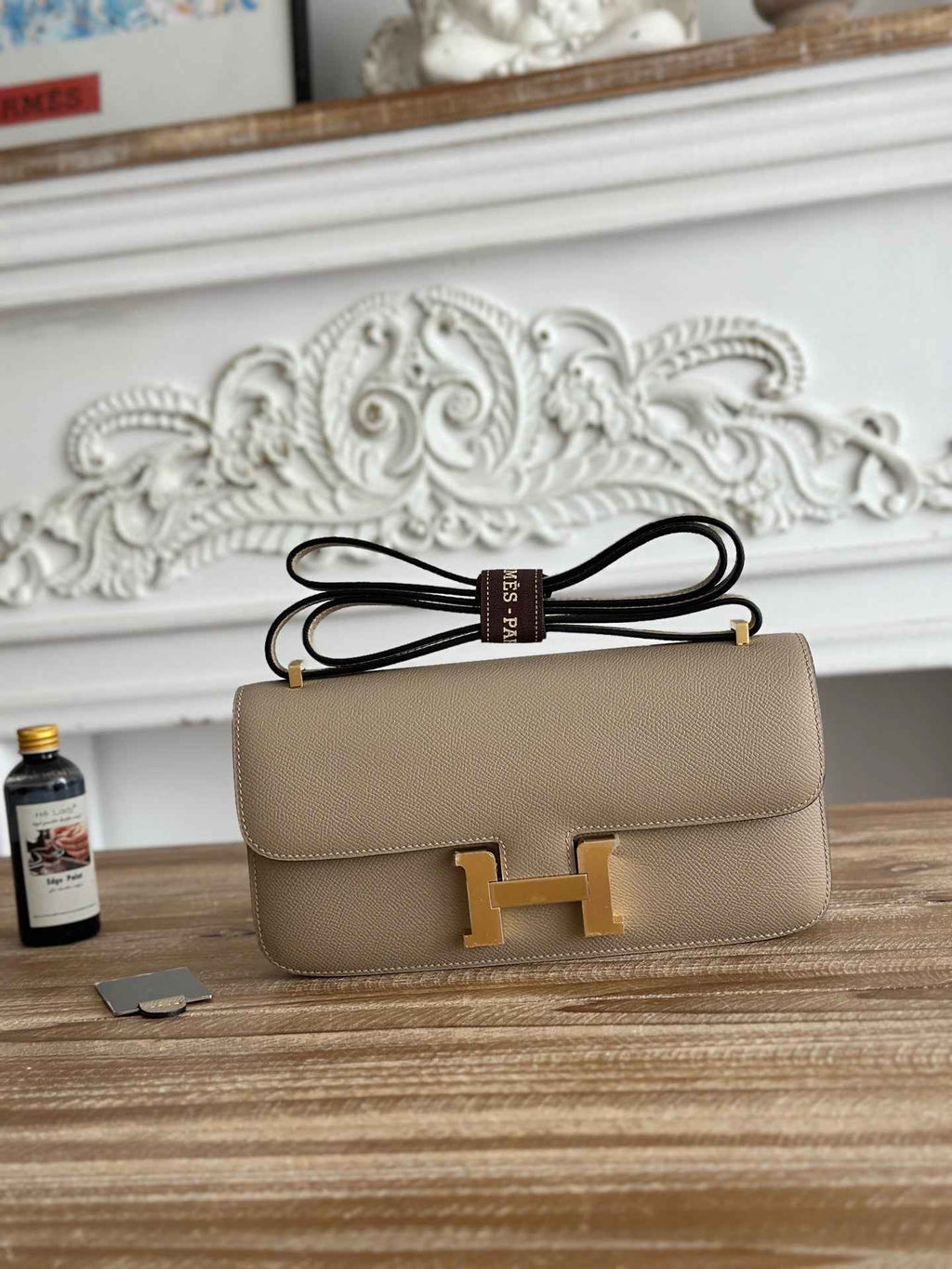 Hermès Constance bag in Light Gray Epsom leather H382693