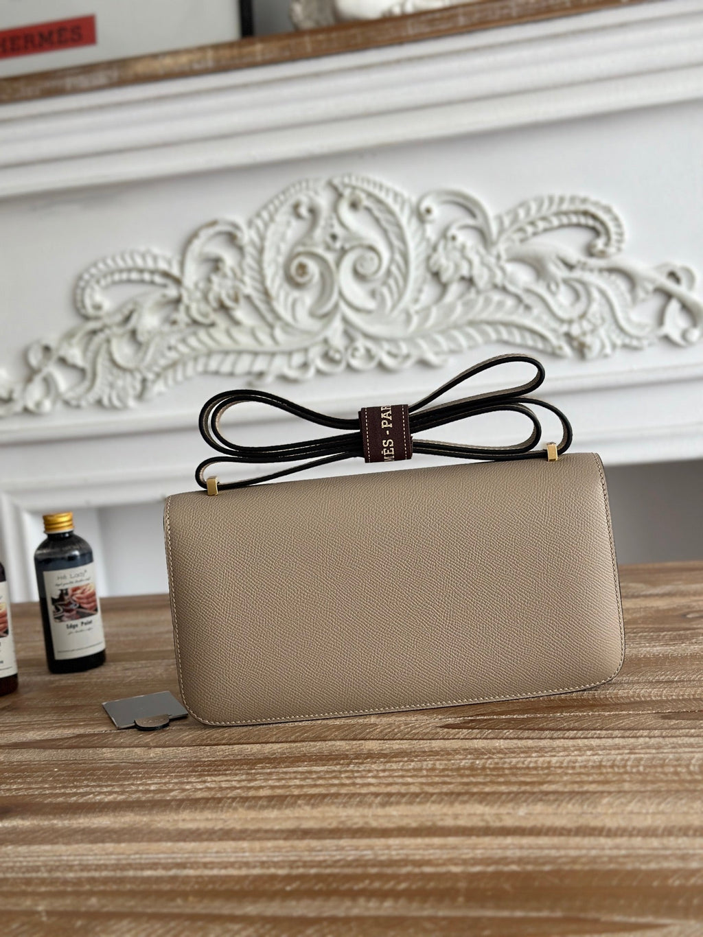 Hermès Constance bag in Light Gray Epsom leather H382693