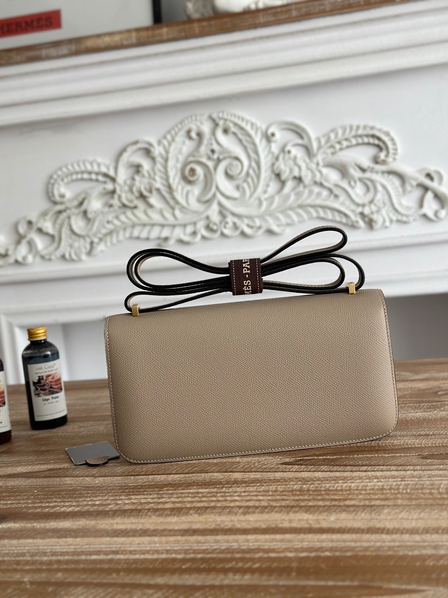 Hermès Constance bag in Light Gray Epsom leather H382693