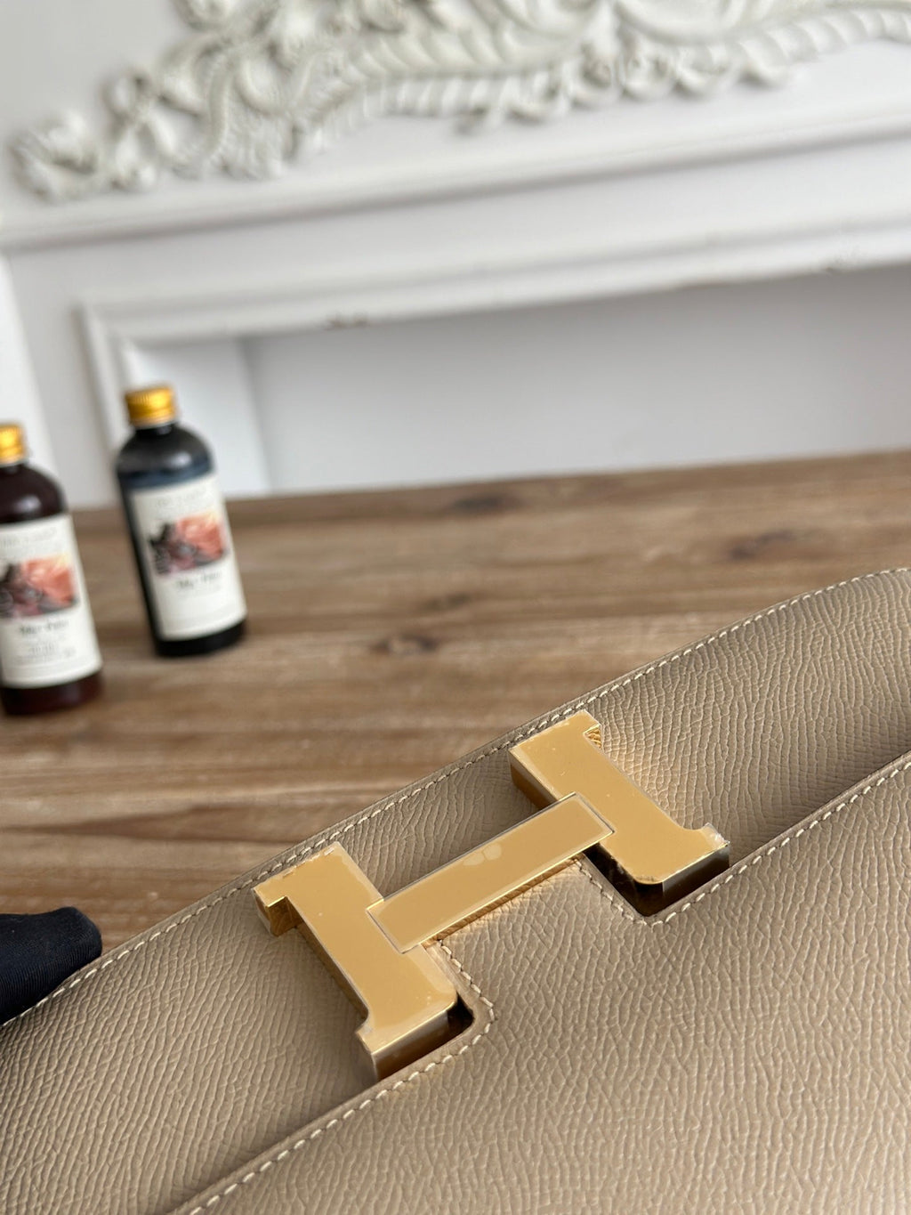 Hermès Constance bag in Light Gray Epsom leather H382693
