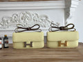 Hermès Constance bag in Light Yellow Epsom leather H382694