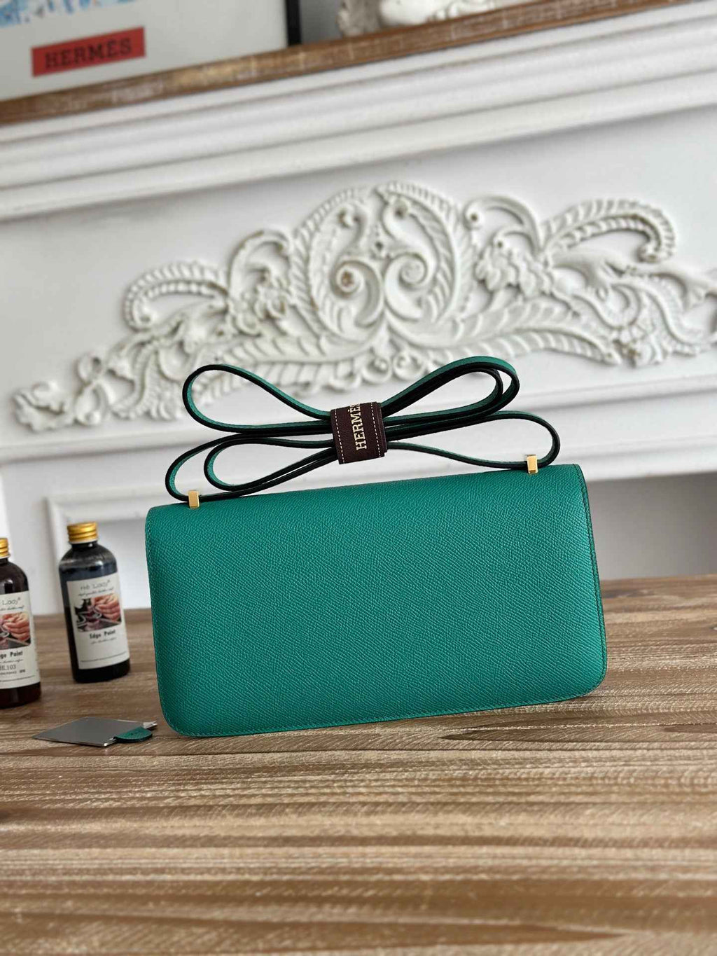 Hermès Constance bag in Green Epsom leather H382695