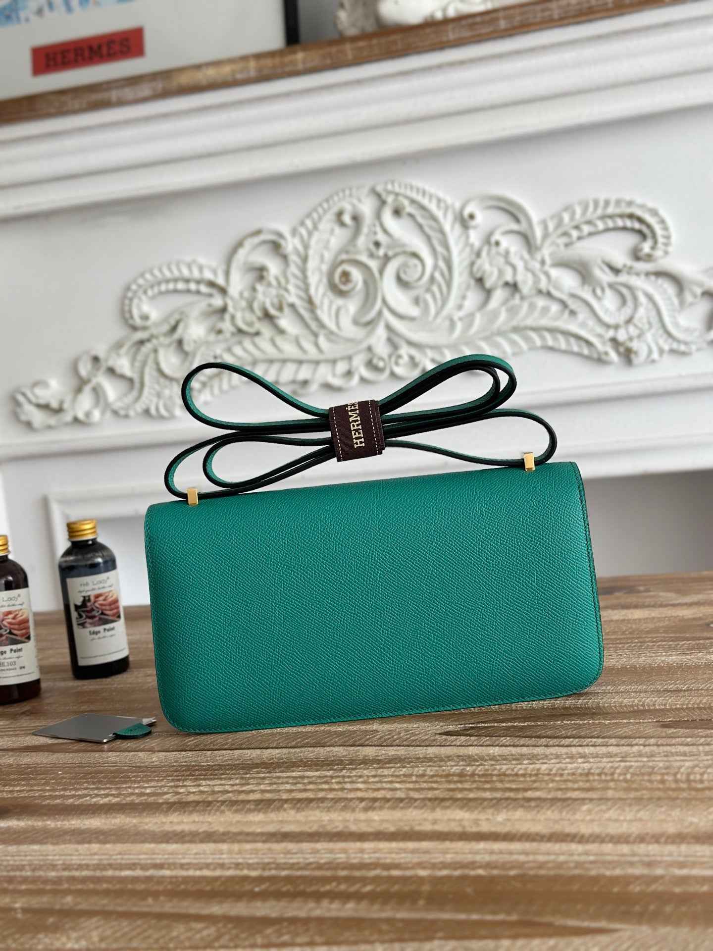 Hermès Constance bag in Green Epsom leather H382695