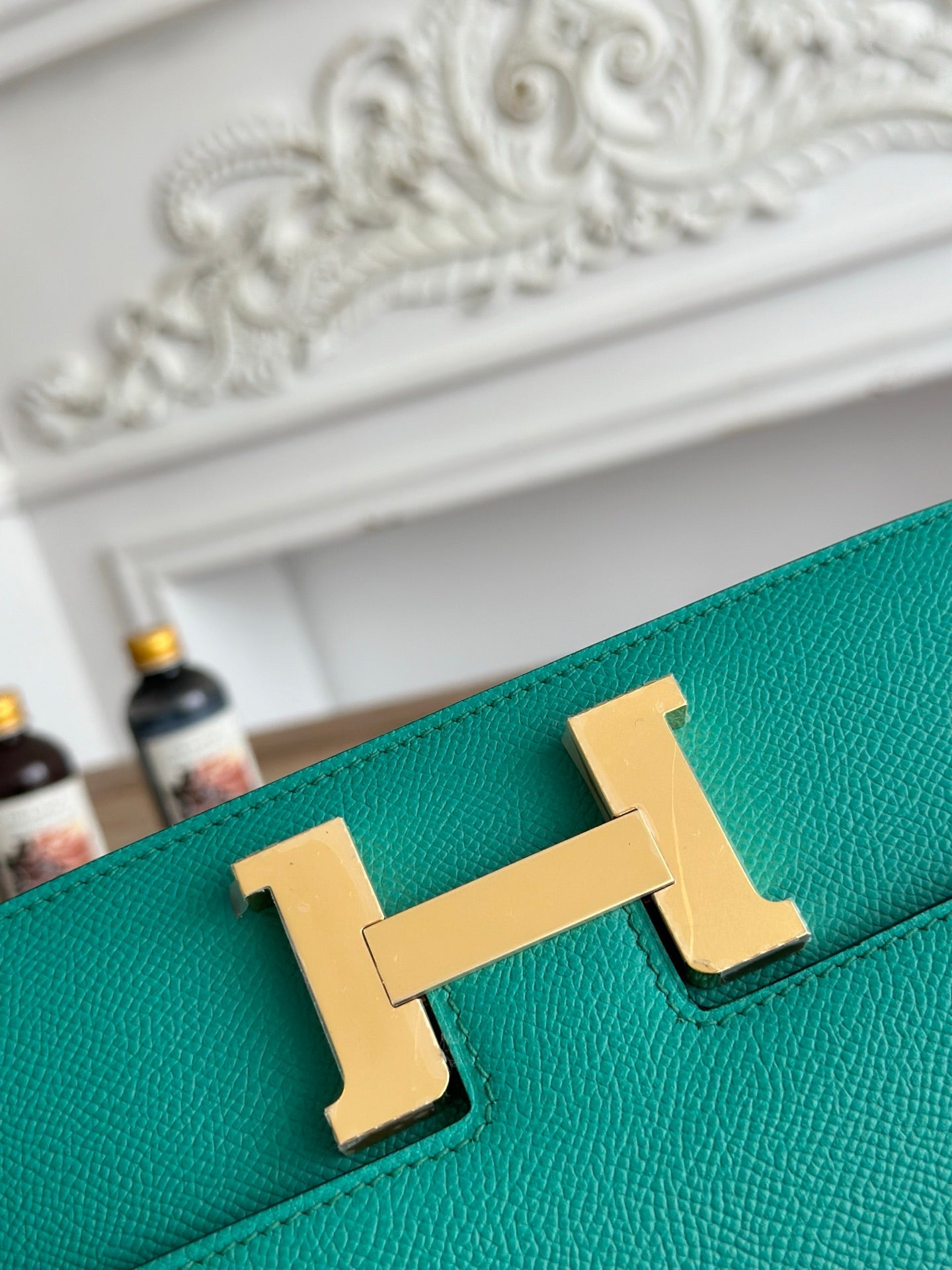 Hermès Constance bag in Green Epsom leather H382695