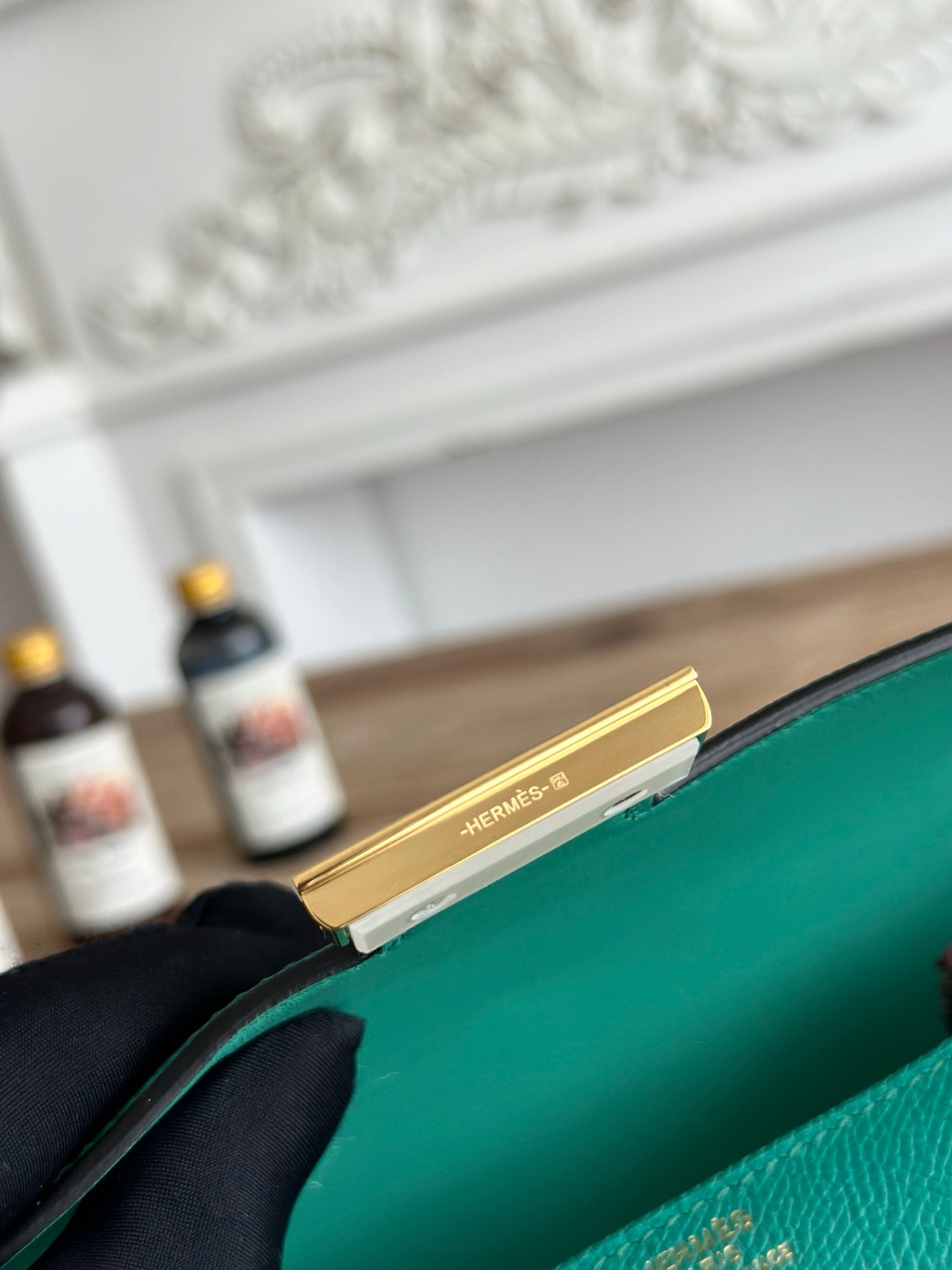 Hermès Constance bag in Green Epsom leather H382695