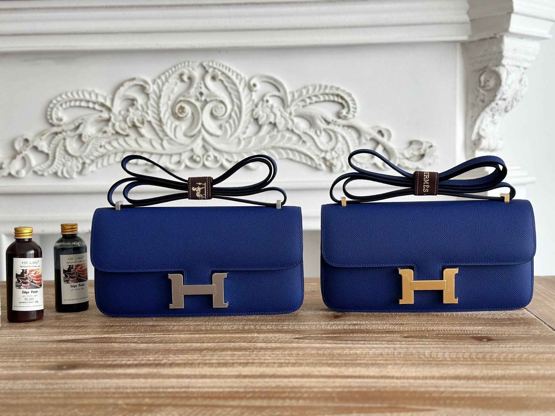 Hermès Constance bag in Dark Blue Epsom leather H382696