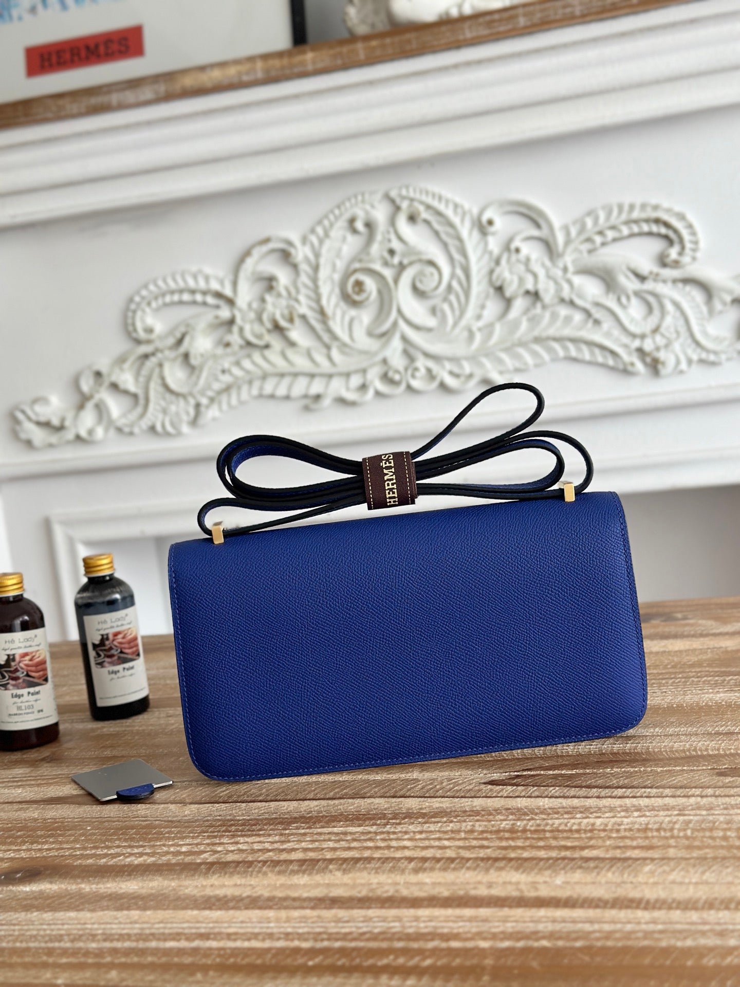 Hermès Constance bag in Dark Blue Epsom leather H382696