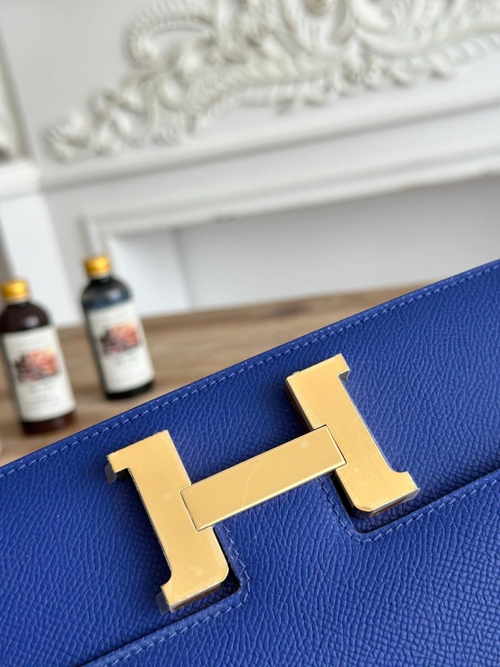 Hermès Constance bag in Dark Blue Epsom leather H382696